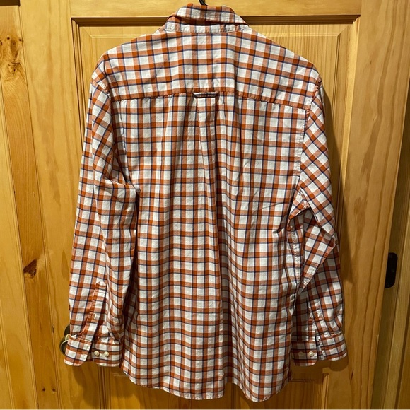 Saddlebred easy care men’s button up tartan plaid shirt size M used - Picture 2 of 8